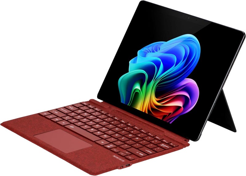 Mobee Bluetooth Type Cover for Microsoft Surface Pro 13 inch, Compatible with Surface Pro 13"(11th Edition) / Pro 11 / Pro 10 / Pro 9 / Pro 8 / Pro X, Slim Keyboard with Trackpad Mouse, Backlit - Image 1